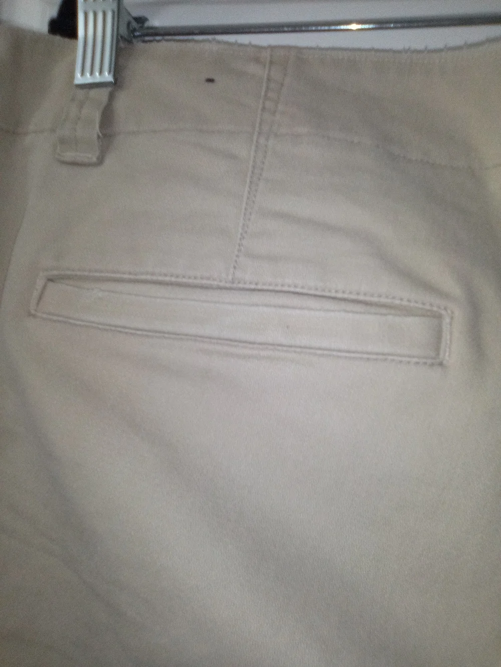American Eagle Outfitters Y2K Light Academia Preppy Khaki Flare Trousers Size XL - Picture 8 of 8